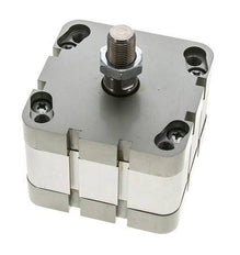 ISO 21287 Compacte Dubbelwerkende Cilinder 80-15mm - Magnetisch - Mannelijke Stang