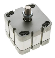 ISO 21287 Compacte Dubbelwerkende Cilinder 80-15mm - Magnetisch - Mannelijke Stang