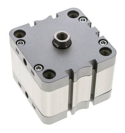 ISO 21287 Compacte Dubbelwerkende Cilinder 80-20mm - Magnetisch