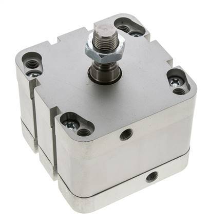 ISO 21287 Compacte Dubbelwerkende Cilinder 80-20mm - Magnetisch - Mannelijke Stang