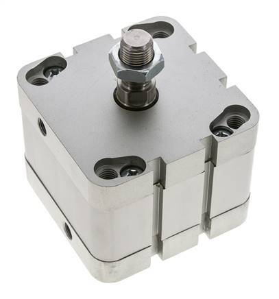 ISO 21287 Compacte Dubbelwerkende Cilinder 80-20mm - Magnetisch - Mannelijke Stang