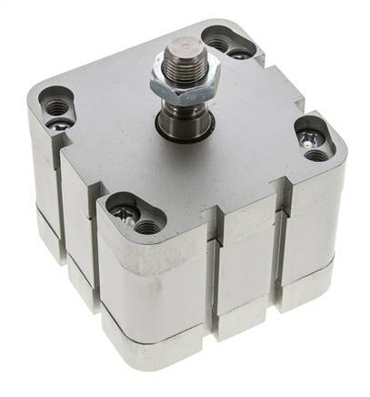 ISO 21287 Compacte Dubbelwerkende Cilinder 80-20mm - Magnetisch - Mannelijke Stang