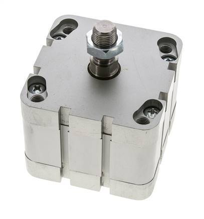 ISO 21287 Compacte Dubbelwerkende Cilinder 80-20mm - Magnetisch - Mannelijke Stang
