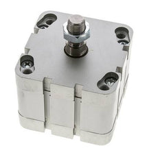 ISO 21287 Compacte Dubbelwerkende Cilinder 80-20mm - Magnetisch - Mannelijke Stang