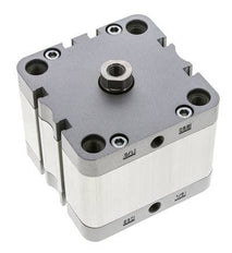 ISO 21287 Compacte Dubbelwerkende Cilinder 80-25mm - Magnetisch