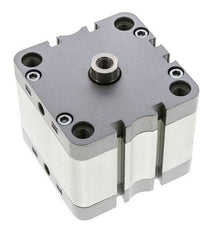 ISO 21287 Compacte Dubbelwerkende Cilinder 80-25mm - Magnetisch