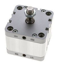 ISO 21287 Compacte Dubbelwerkende Cilinder 80-25mm - Magnetisch - Mannelijke Stang