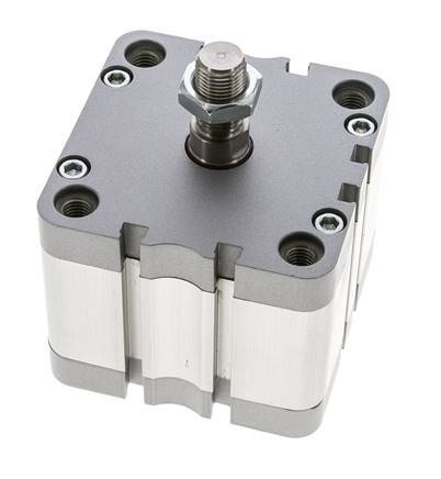 ISO 21287 Compacte Dubbelwerkende Cilinder 80-25mm - Magnetisch - Mannelijke Stang