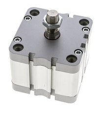 ISO 21287 Compacte Dubbelwerkende Cilinder 80-25mm - Magnetisch - Mannelijke Stang