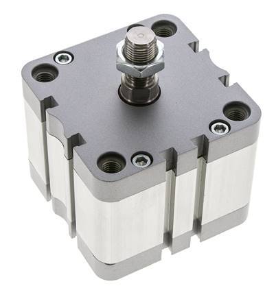 ISO 21287 Compacte Dubbelwerkende Cilinder 80-25mm - Magnetisch - Mannelijke Stang