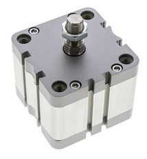 ISO 21287 Compacte Dubbelwerkende Cilinder 80-25mm - Magnetisch - Mannelijke Stang