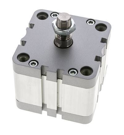 ISO 21287 Compacte Dubbelwerkende Cilinder 80-25mm - Magnetisch - Mannelijke Stang