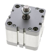 ISO 21287 Compacte Dubbelwerkende Cilinder 80-25mm - Magnetisch - Mannelijke Stang