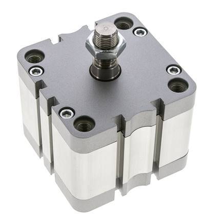 ISO 21287 Compacte Dubbelwerkende Cilinder 80-25mm - Magnetisch - Mannelijke Stang