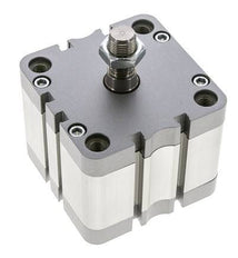ISO 21287 Compacte Dubbelwerkende Cilinder 80-25mm - Magnetisch - Mannelijke Stang
