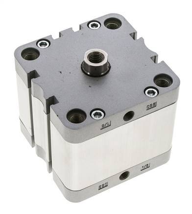 ISO 21287 Compacte Dubbelwerkende Cilinder 80-30mm - Magnetisch