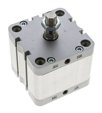 ISO 21287 Compacte Dubbelwerkende Cilinder 80-30mm - Magnetisch - Mannelijke Stang