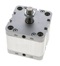 ISO 21287 Compacte Dubbelwerkende Cilinder 80-30mm - Magnetisch - Mannelijke Stang