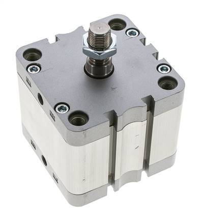 ISO 21287 Compacte Dubbelwerkende Cilinder 80-30mm - Magnetisch - Mannelijke Stang