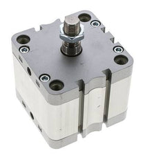 ISO 21287 Compacte Dubbelwerkende Cilinder 80-30mm - Magnetisch - Mannelijke Stang