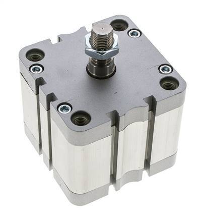 ISO 21287 Compacte Dubbelwerkende Cilinder 80-30mm - Magnetisch - Mannelijke Stang