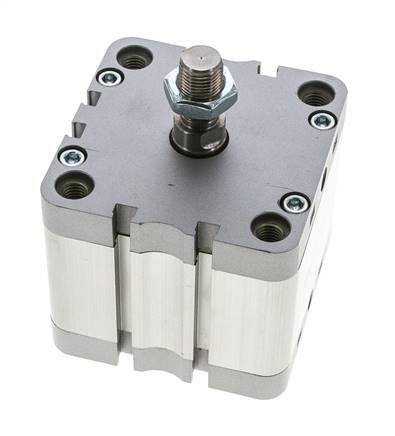 ISO 21287 Compacte Dubbelwerkende Cilinder 80-30mm - Magnetisch - Mannelijke Stang