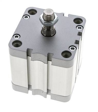 ISO 21287 Compacte Dubbelwerkende Cilinder 80-40mm - Magnetisch - Mannelijke Stang