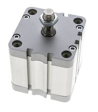 ISO 21287 Compacte Dubbelwerkende Cilinder 80-40mm - Magnetisch - Mannelijke Stang