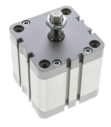 ISO 21287 Compacte Dubbelwerkende Cilinder 80-40mm - Magnetisch - Mannelijke Stang