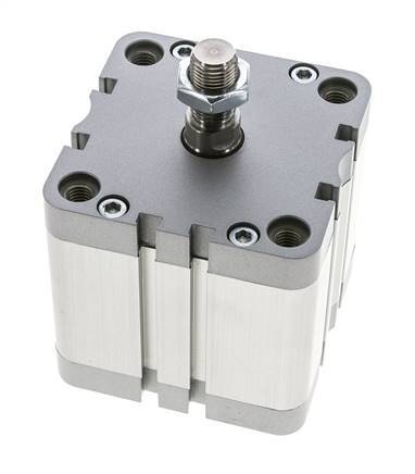 ISO 21287 Compacte Dubbelwerkende Cilinder 80-40mm - Magnetisch - Mannelijke Stang