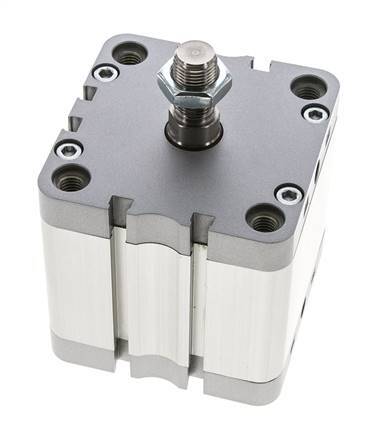 ISO 21287 Compacte Dubbelwerkende Cilinder 80-40mm - Magnetisch - Mannelijke Stang