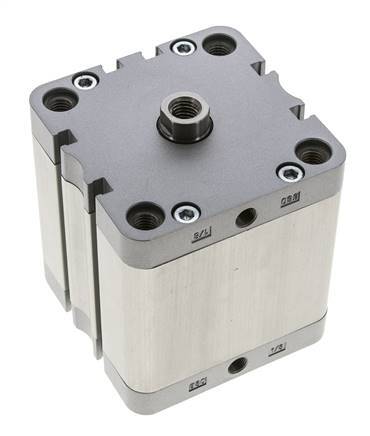 ISO 21287 Compacte Dubbelwerkende Cilinder 80-50mm - Magnetisch