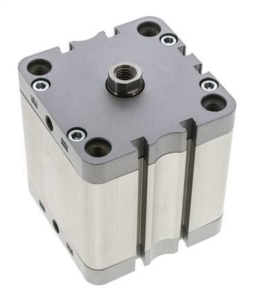 ISO 21287 Compacte Dubbelwerkende Cilinder 80-50mm - Magnetisch