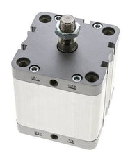 ISO 21287 Compacte Dubbelwerkende Cilinder 80-50mm - Magnetisch - Mannelijke Stang