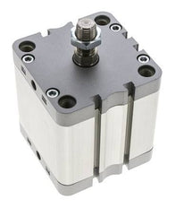 ISO 21287 Compacte Dubbelwerkende Cilinder 80-50mm - Magnetisch - Mannelijke Stang