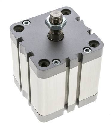 ISO 21287 Compacte Dubbelwerkende Cilinder 80-50mm - Magnetisch - Mannelijke Stang