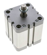 ISO 21287 Compacte Dubbelwerkende Cilinder 80-50mm - Magnetisch - Mannelijke Stang