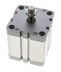 ISO 21287 Compacte Dubbelwerkende Cilinder 80-50mm - Magnetisch - Mannelijke Stang