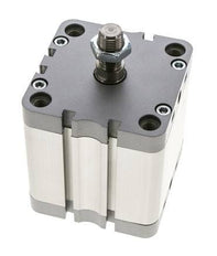 ISO 21287 Compacte Dubbelwerkende Cilinder 80-50mm - Magnetisch - Mannelijke Stang