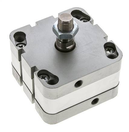ISO 21287 Compacte Dubbelwerkende Cilinder 80-5mm - Magnetisch - Mannelijke Stang