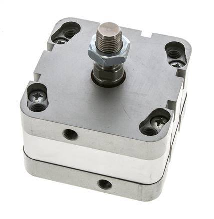 ISO 21287 Compacte Dubbelwerkende Cilinder 80-5mm - Magnetisch - Mannelijke Stang