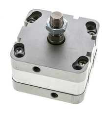 ISO 21287 Compacte Dubbelwerkende Cilinder 80-5mm - Magnetisch - Mannelijke Stang