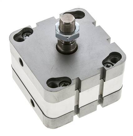 ISO 21287 Compacte Dubbelwerkende Cilinder 80-5mm - Magnetisch - Mannelijke Stang