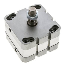 ISO 21287 Compacte Dubbelwerkende Cilinder 80-5mm - Magnetisch - Mannelijke Stang