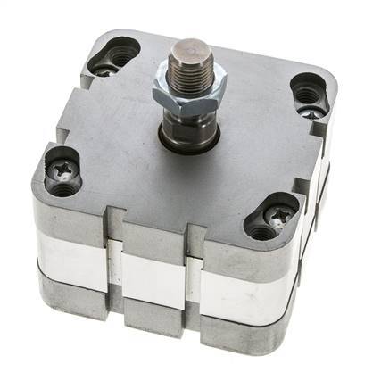 ISO 21287 Compacte Dubbelwerkende Cilinder 80-5mm - Magnetisch - Mannelijke Stang