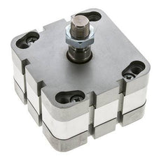 ISO 21287 Compacte Dubbelwerkende Cilinder 80-5mm - Magnetisch - Mannelijke Stang