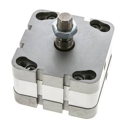 ISO 21287 Compacte Dubbelwerkende Cilinder 80-5mm - Magnetisch - Mannelijke Stang