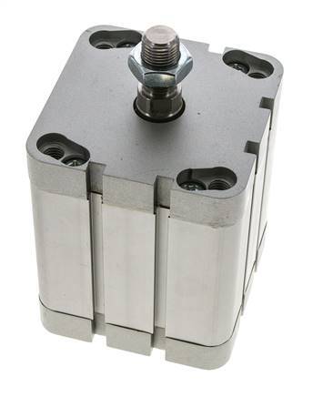 ISO 21287 Compacte Dubbelwerkende Cilinder 80-60mm - Magnetisch - Mannelijke Stang
