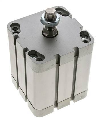 ISO 21287 Compacte Dubbelwerkende Cilinder 80-60mm - Magnetisch - Mannelijke Stang