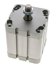 ISO 21287 Compacte Dubbelwerkende Cilinder 80-60mm - Magnetisch - Mannelijke Stang